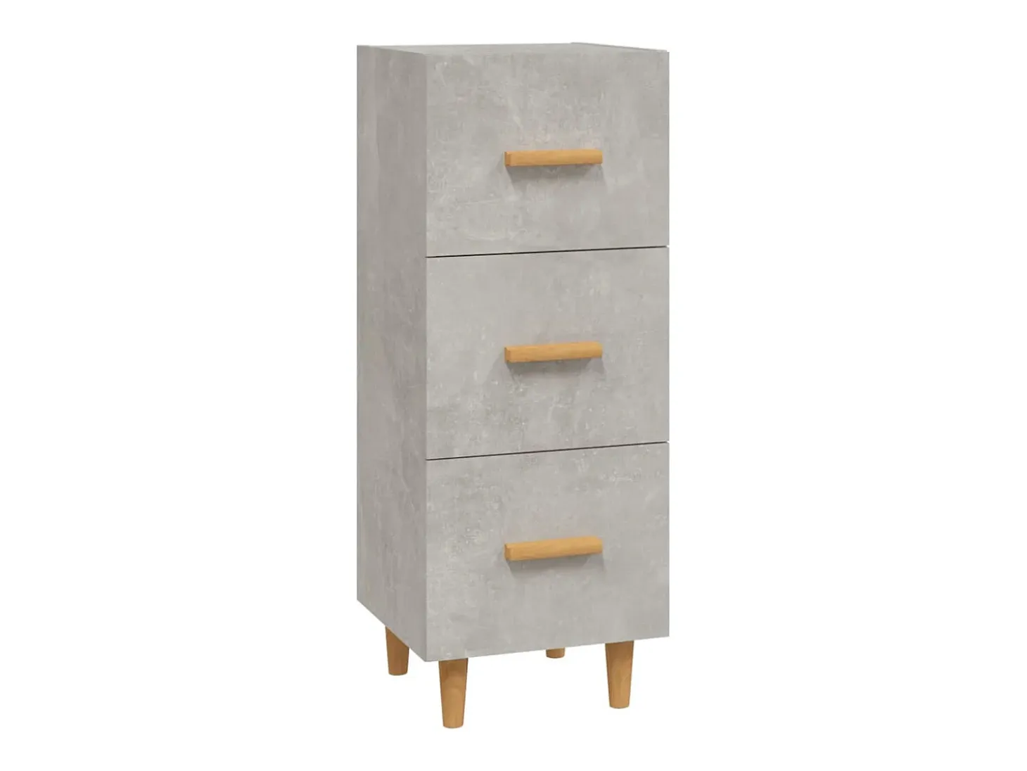 Aparador Gris Hormigón 34,5x34x90 cm Madera de Ingeniería