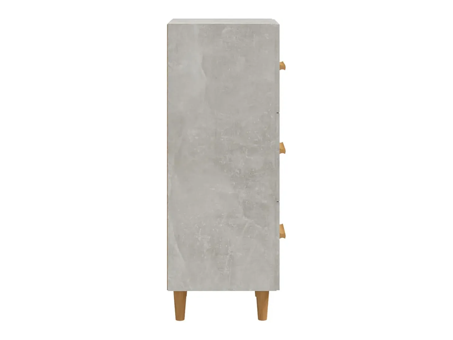Aparador Gris Hormigón 34,5x34x90 cm Madera de Ingeniería