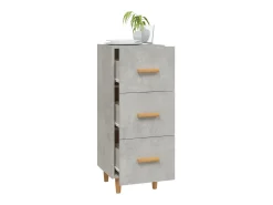 Aparador Gris Hormigón 34,5x34x90 cm Madera de Ingeniería