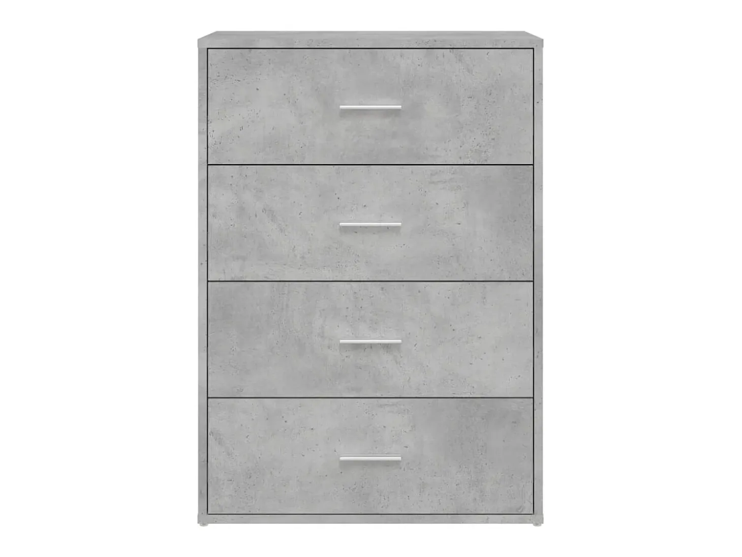 Aparador gris hormigón 60x31x84 cm madera de ingeniería