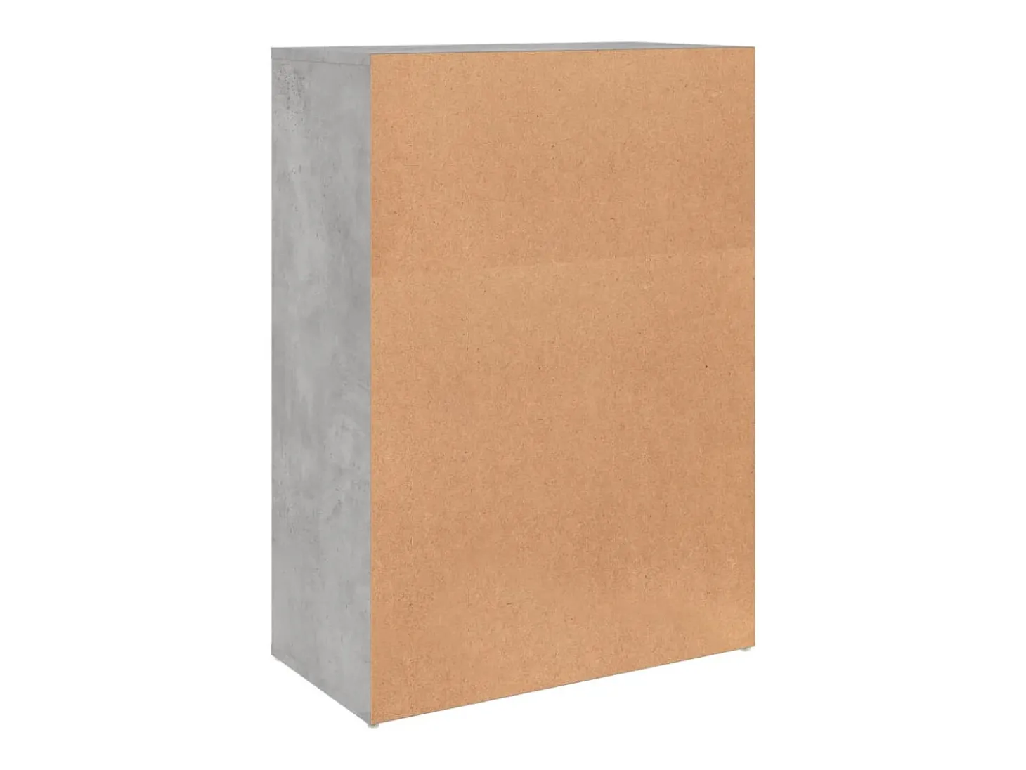 Aparador gris hormigón 60x31x84 cm madera de ingeniería