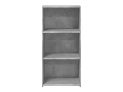 Aparador gris hormigón 45x41x93 cm madera de ingeniería