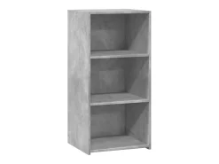 Aparador gris hormigón 45x41x93 cm madera de ingeniería