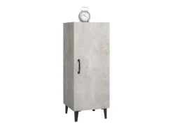 Aparador Gris Hormigón 34,5x34x90 cm Madera de Ingeniería
