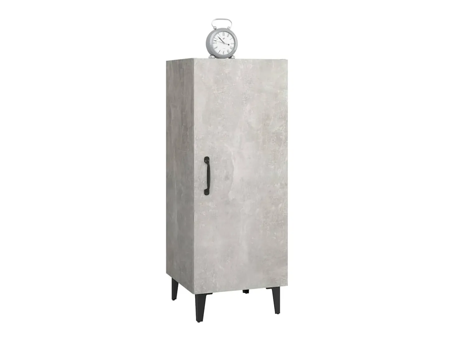 Aparador Gris Hormigón 34,5x34x90 cm Madera de Ingeniería