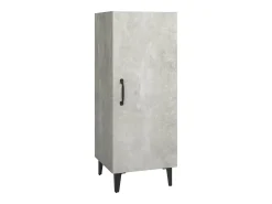 Aparador Gris Hormigón 34,5x34x90 cm Madera de Ingeniería