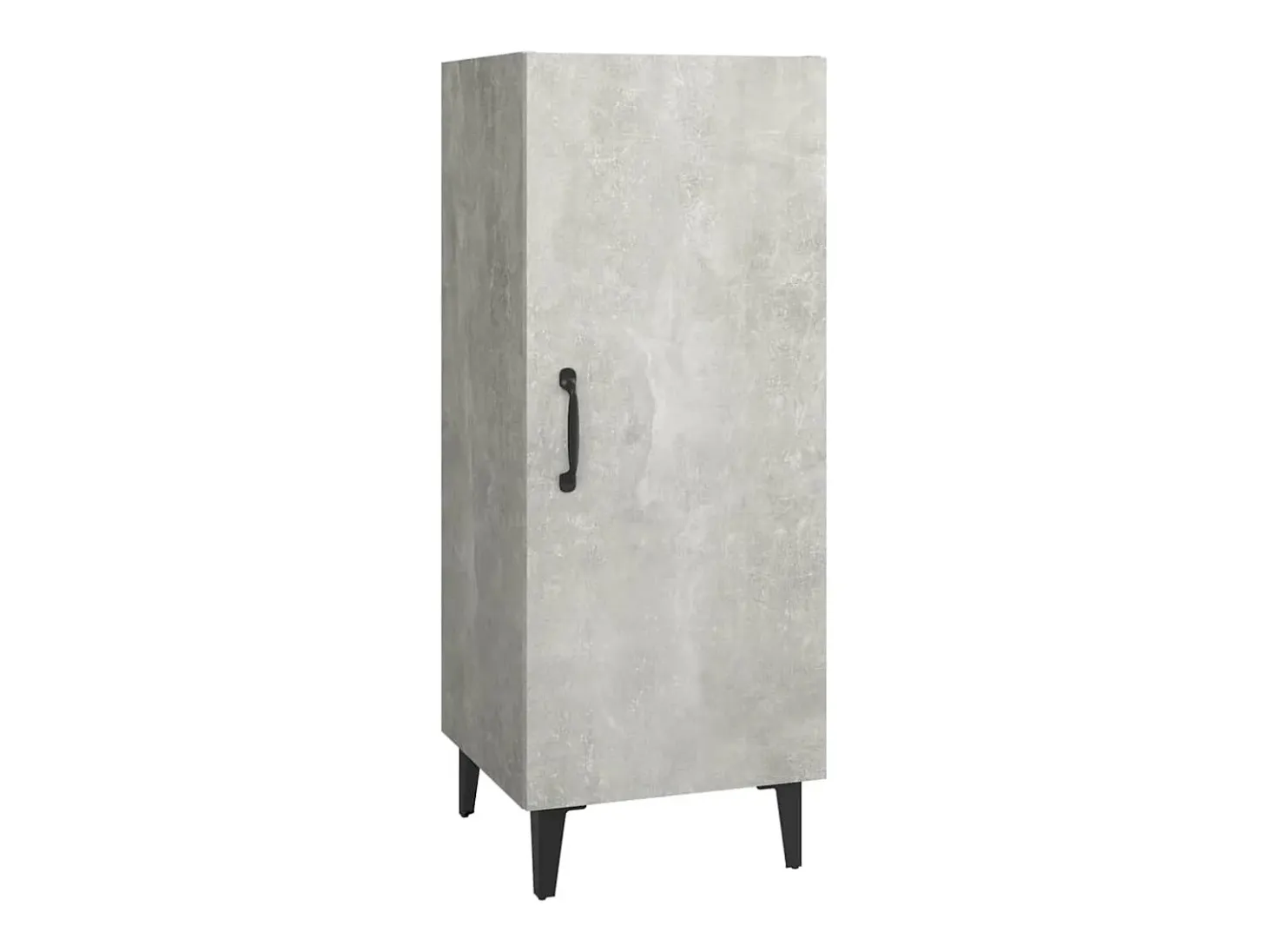 Aparador Gris Hormigón 34,5x34x90 cm Madera de Ingeniería