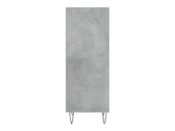 Aparador gris hormigón 34,5x32,5x90 cm madera de ingeniería