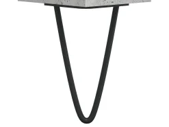 Aparador gris hormigón 34,5x32,5x90 cm madera de ingeniería