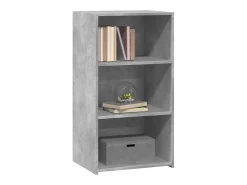 Aparador gris hormigón 50x41x93 cm madera de ingeniería