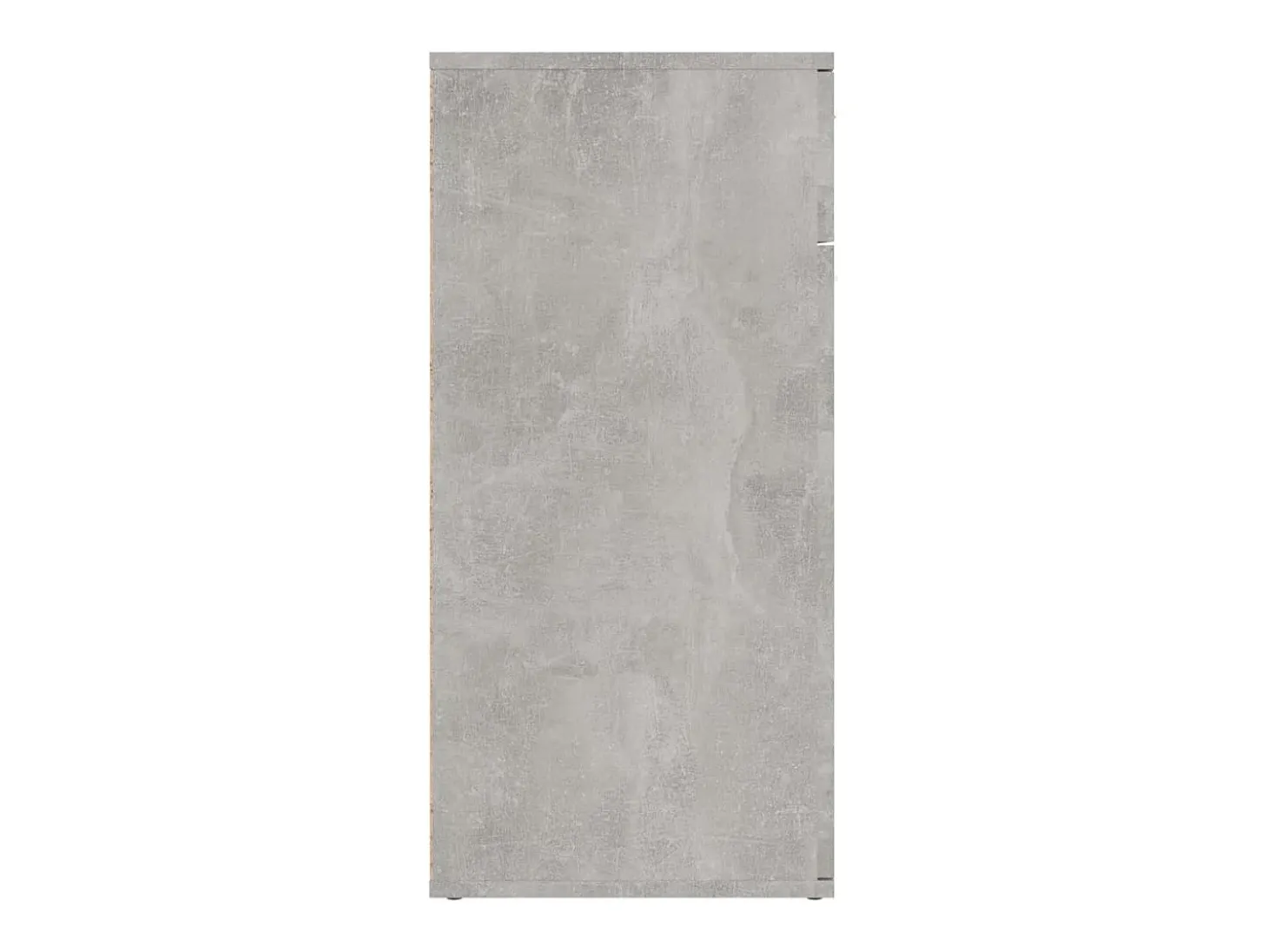 Aparador gris hormigón 80x36x75 cm madera de ingeniería