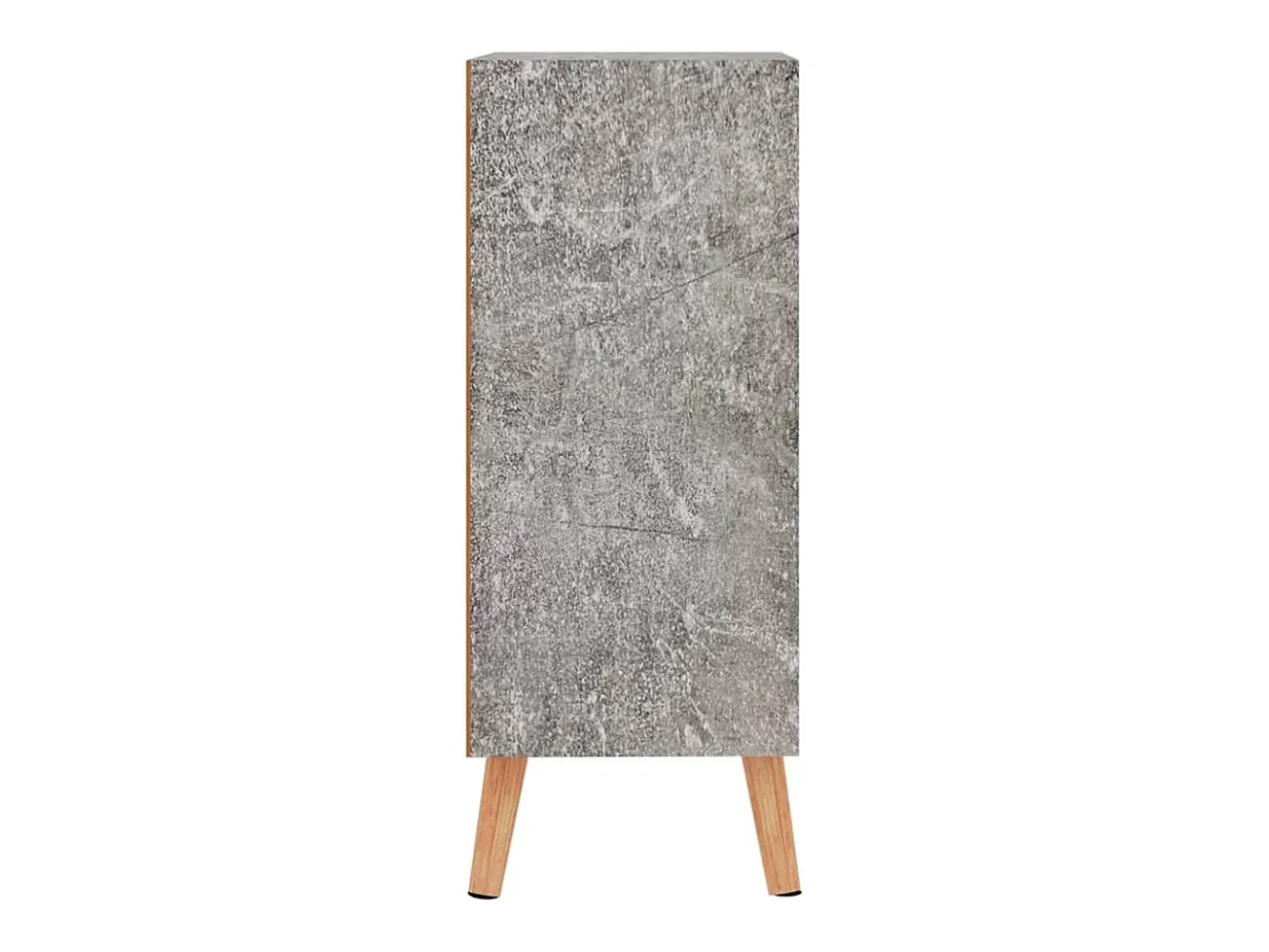 Aparador gris hormigón 60x30x72 cm madera de ingeniería