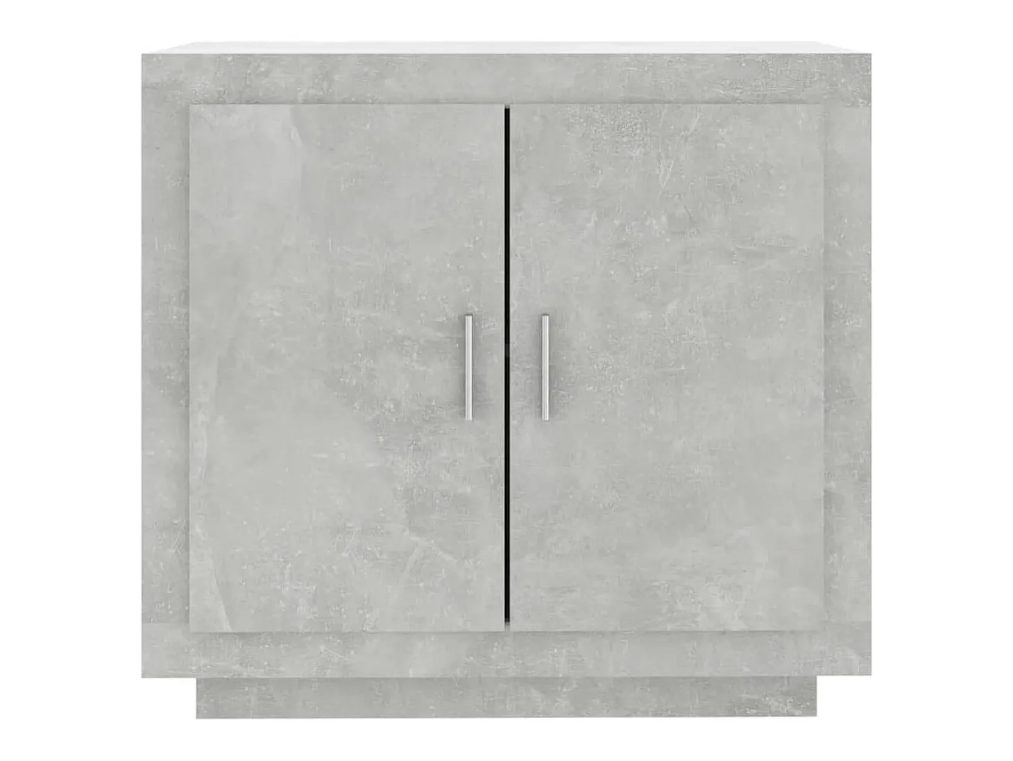 Aparador Gris Hormigón 80x40x75 cm Madera de Ingeniería