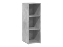 Aparador gris hormigón 30x41x93 cm madera de ingeniería