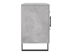 Aparador gris hormigón 100x36x60 cm madera de ingeniería