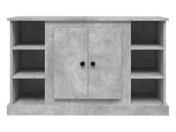 Aparador Gris Hormigón 100x35,5x60 cm Madera de Ingeniería