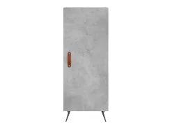 Aparador Gris Hormigón 34,5x34x90 cm Madera de Ingeniería