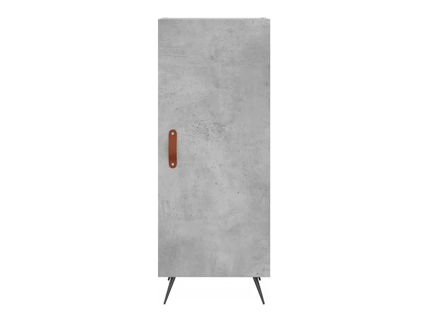 Aparador Gris Hormigón 34,5x34x90 cm Madera de Ingeniería