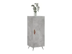 Aparador Gris Hormigón 34,5x34x90 cm Madera de Ingeniería