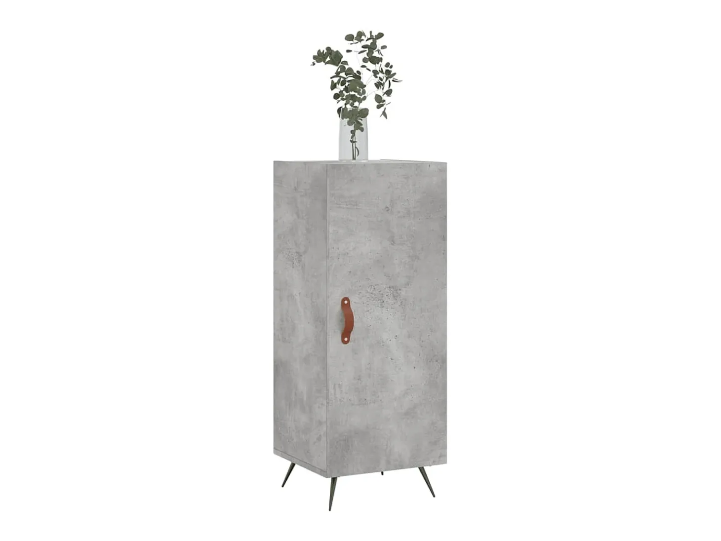 Aparador Gris Hormigón 34,5x34x90 cm Madera de Ingeniería