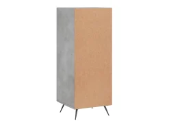 Aparador Gris Hormigón 34,5x34x90 cm Madera de Ingeniería