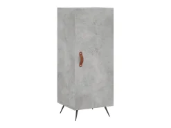 Aparador Gris Hormigón 34,5x34x90 cm Madera de Ingeniería