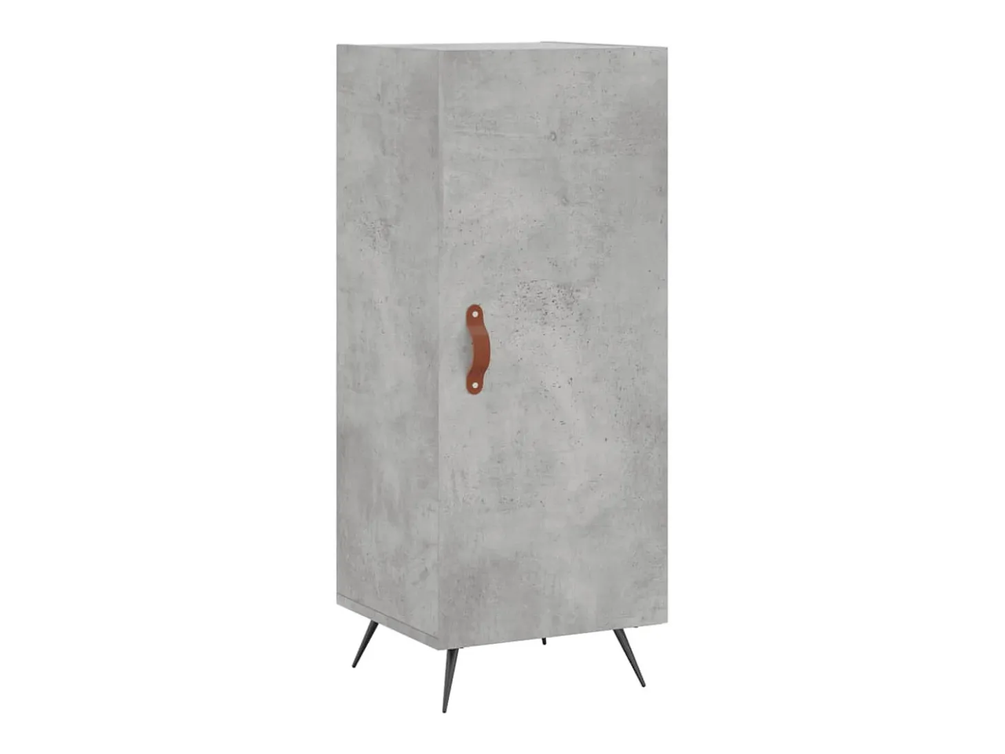 Aparador Gris Hormigón 34,5x34x90 cm Madera de Ingeniería