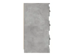 Aparador gris hormigón 70x35,5x67,5 cm madera de ingeniería
