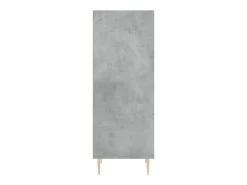 Aparador gris hormigón 34,5x32,5x90 cm madera de ingeniería