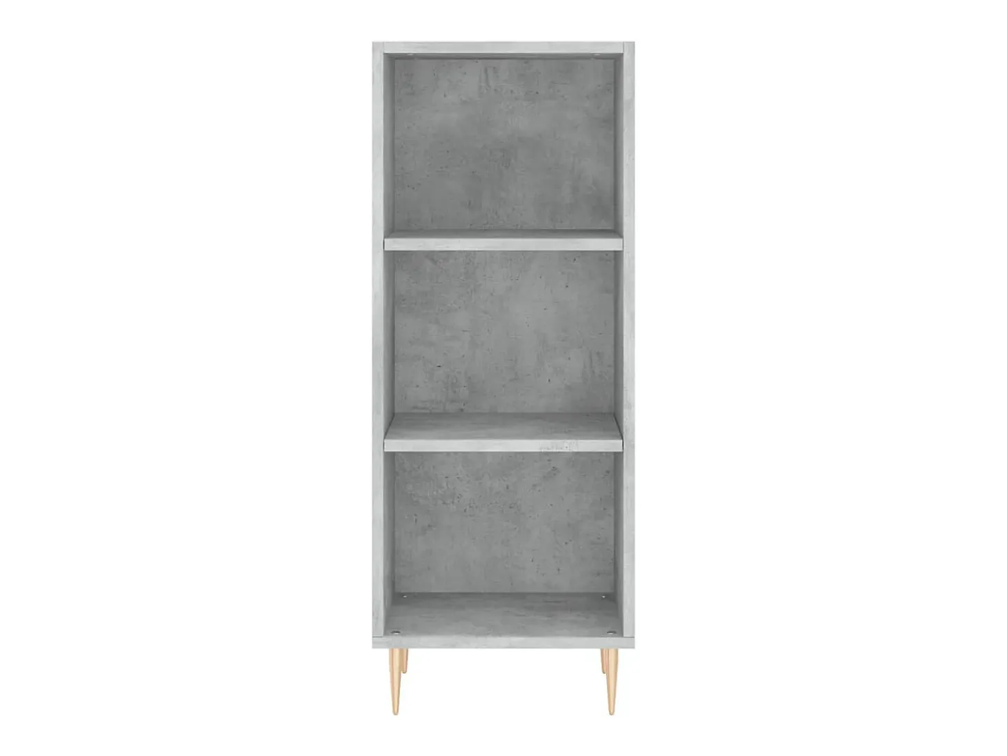 Aparador gris hormigón 34,5x32,5x90 cm madera de ingeniería