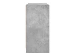 Aparador gris hormigón 102x37x75,5 cm madera de ingeniería