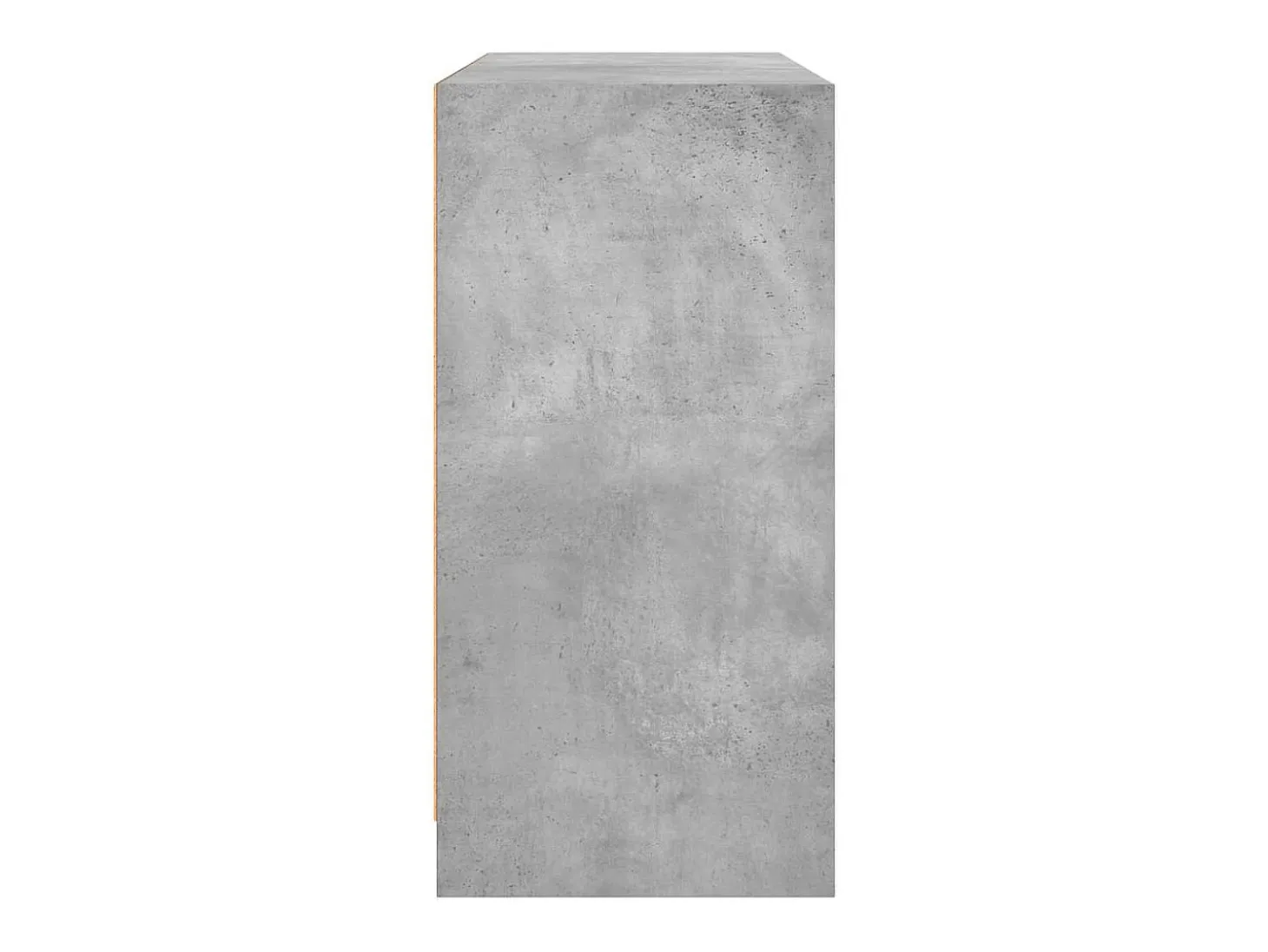 Aparador gris hormigón 102x37x75,5 cm madera de ingeniería