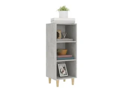Aparador Gris Hormigón 34,5x32,5x90 cm Madera de Ingeniería