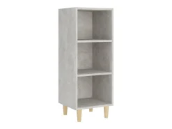 Aparador Gris Hormigón 34,5x32,5x90 cm Madera de Ingeniería