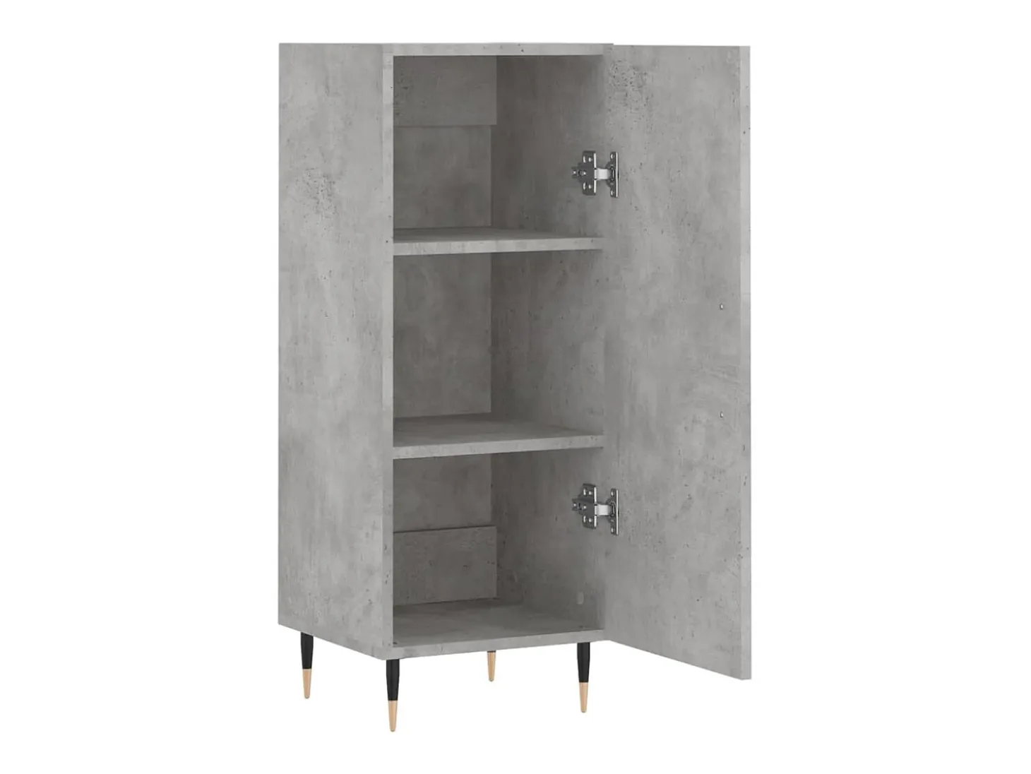 Aparador Gris Hormigón 34,5x34x90 cm Madera de Ingeniería