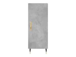 Aparador Gris Hormigón 34,5x34x90 cm Madera de Ingeniería