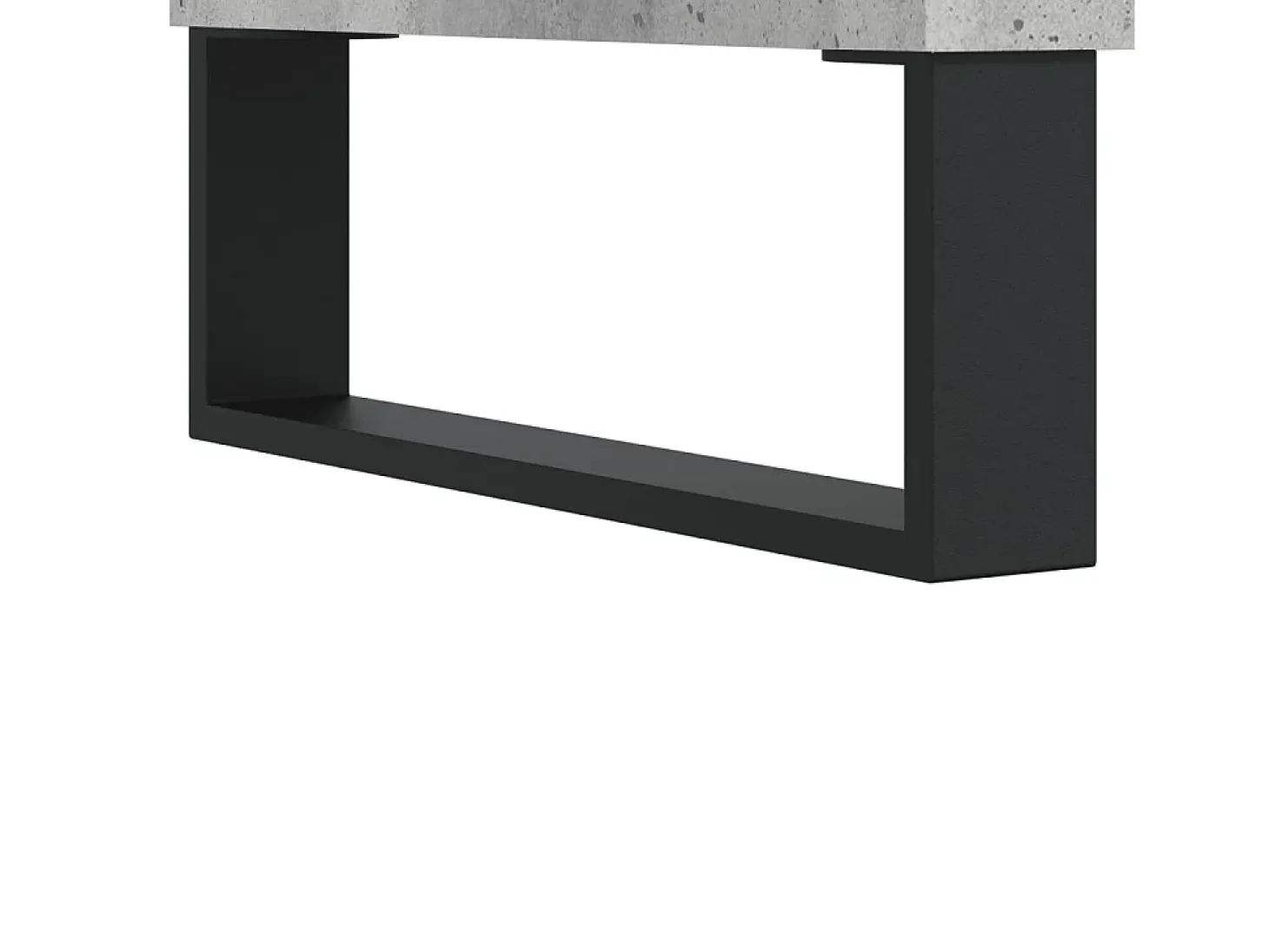 Aparador gris hormigón 34,5x32,5x90 cm madera de ingeniería