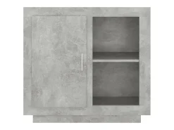Aparador Gris Hormigón 80x40x75 cm