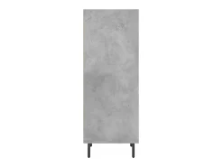 Aparador gris hormigón 34,5x32,5x90 cm madera de ingeniería