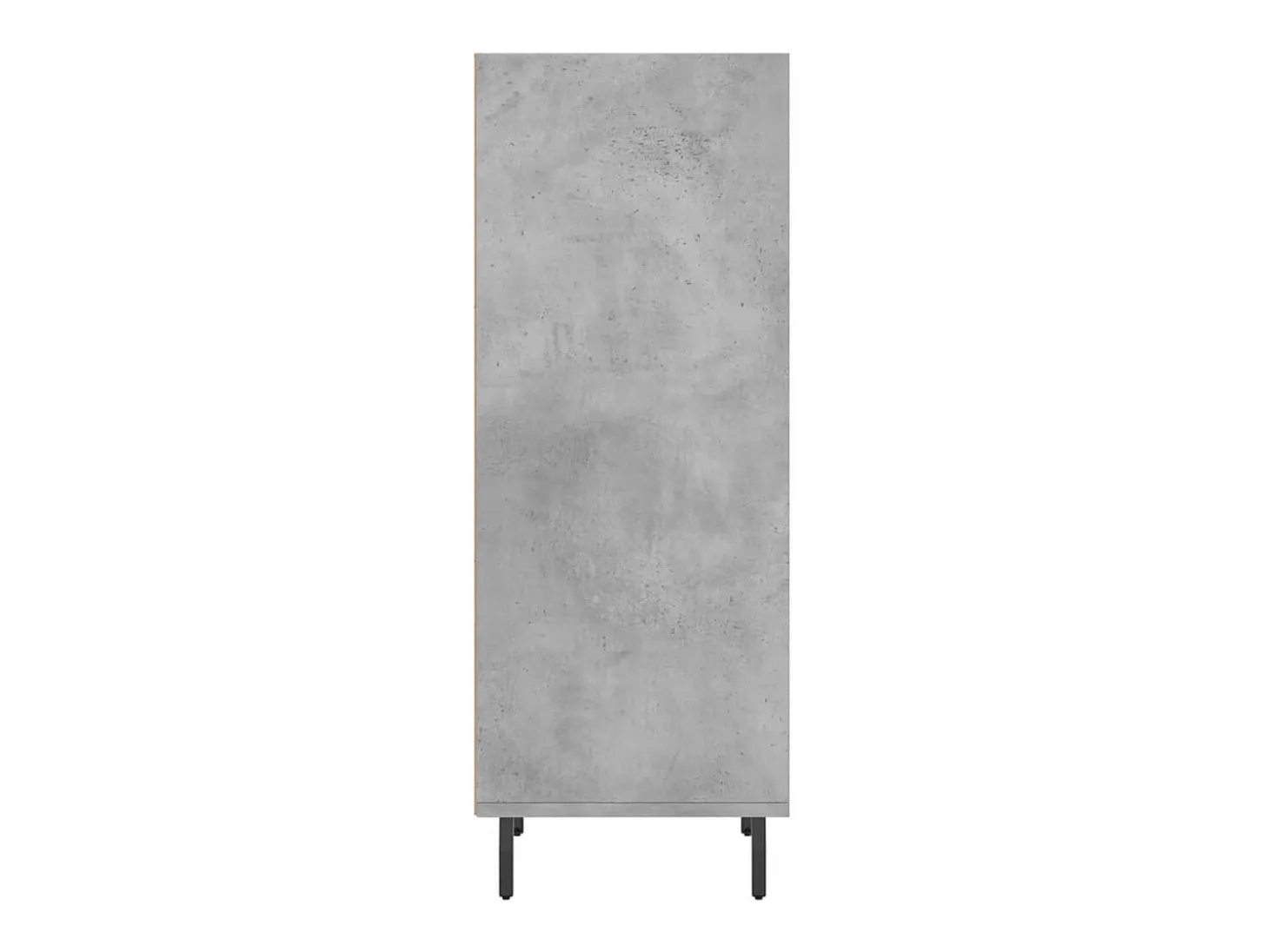 Aparador gris hormigón 34,5x32,5x90 cm madera de ingeniería