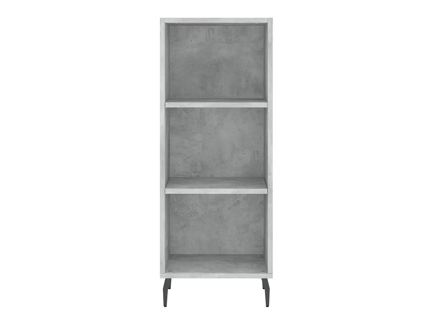 Aparador gris hormigón 34,5x32,5x90 cm madera de ingeniería