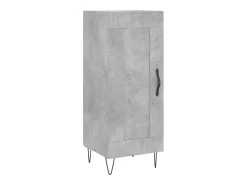 Aparador Gris Hormigón 34,5x34x90 cm Madera de Ingeniería