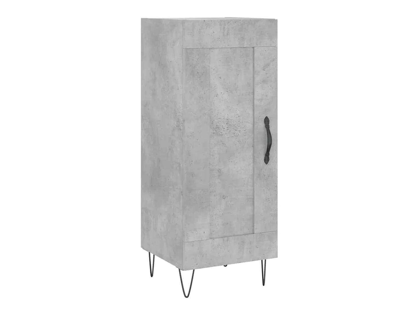 Aparador Gris Hormigón 34,5x34x90 cm Madera de Ingeniería