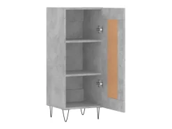 Aparador Gris Hormigón 34,5x34x90 cm Madera de Ingeniería