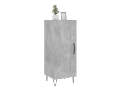Aparador Gris Hormigón 34,5x34x90 cm Madera de Ingeniería