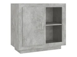 Aparador gris hormigón 80x40x75 cm ES27401