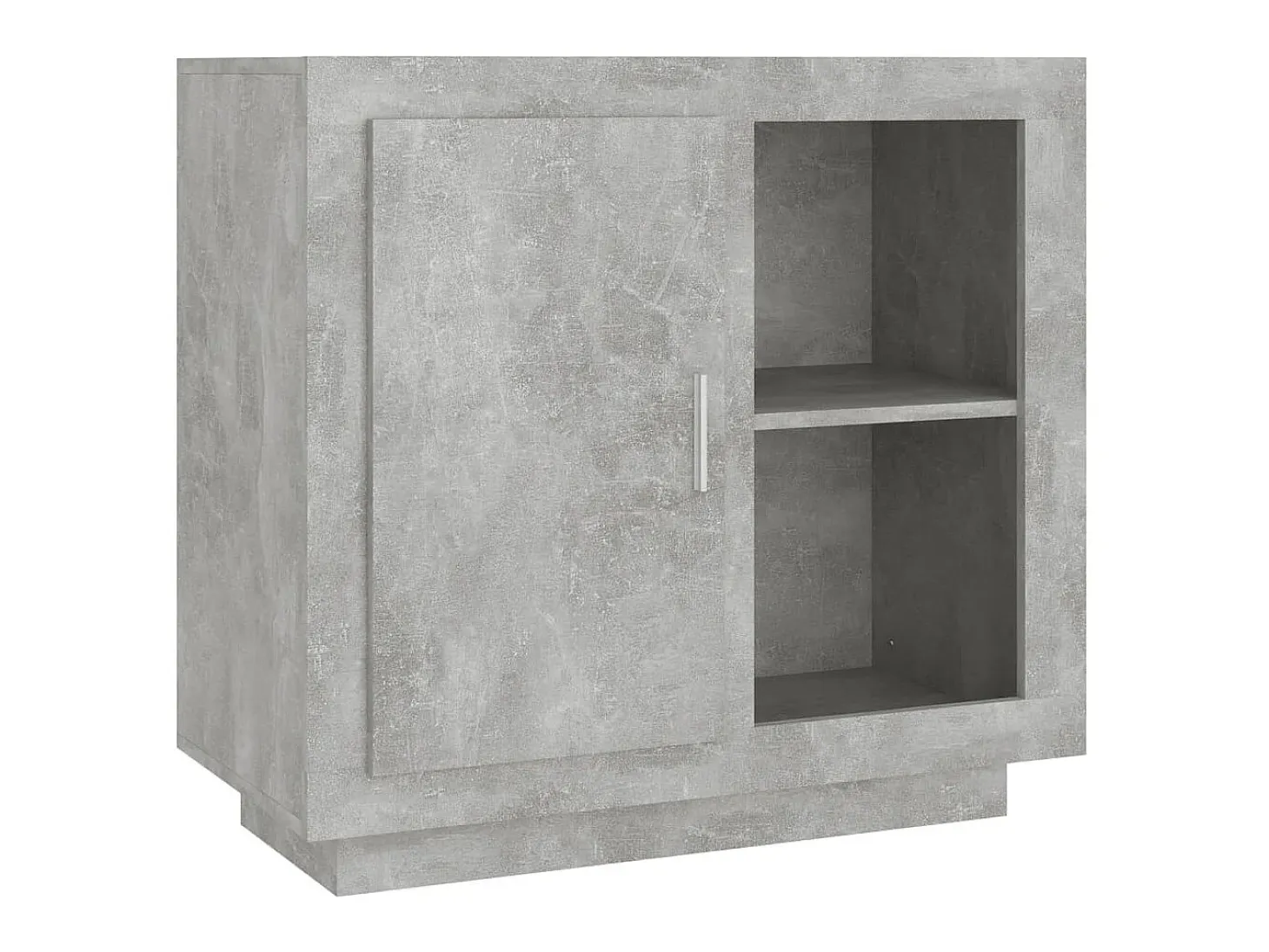 Aparador gris hormigón 80x40x75 cm ES27401