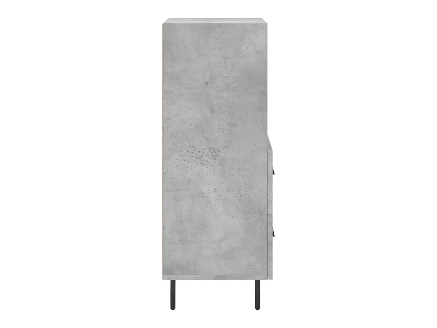 Aparador Gris Hormigón 34,5x34x90 cm Madera de Ingeniería