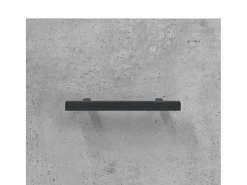 Aparador gris hormigón 69,5x34x90 cm madera de ingeniería