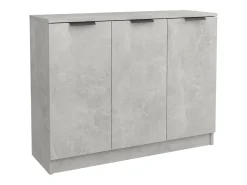 Aparador Gris Hormigón 90,5x30x70 cm Madera de Ingeniería